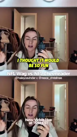 Spicing it on the tube this week — @Dallas Cowboys Cheerleaders @reece.christinee joined the vlog for MNF 