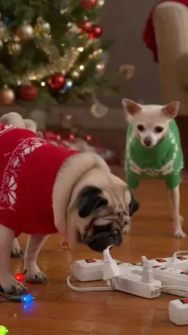 #firesafety #christmas #pugsoftiktok #chihuahuastiktok 