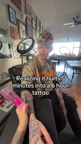 Questioning all life choices #tattoos #tattoo #tucson #arizona #tattooartist 