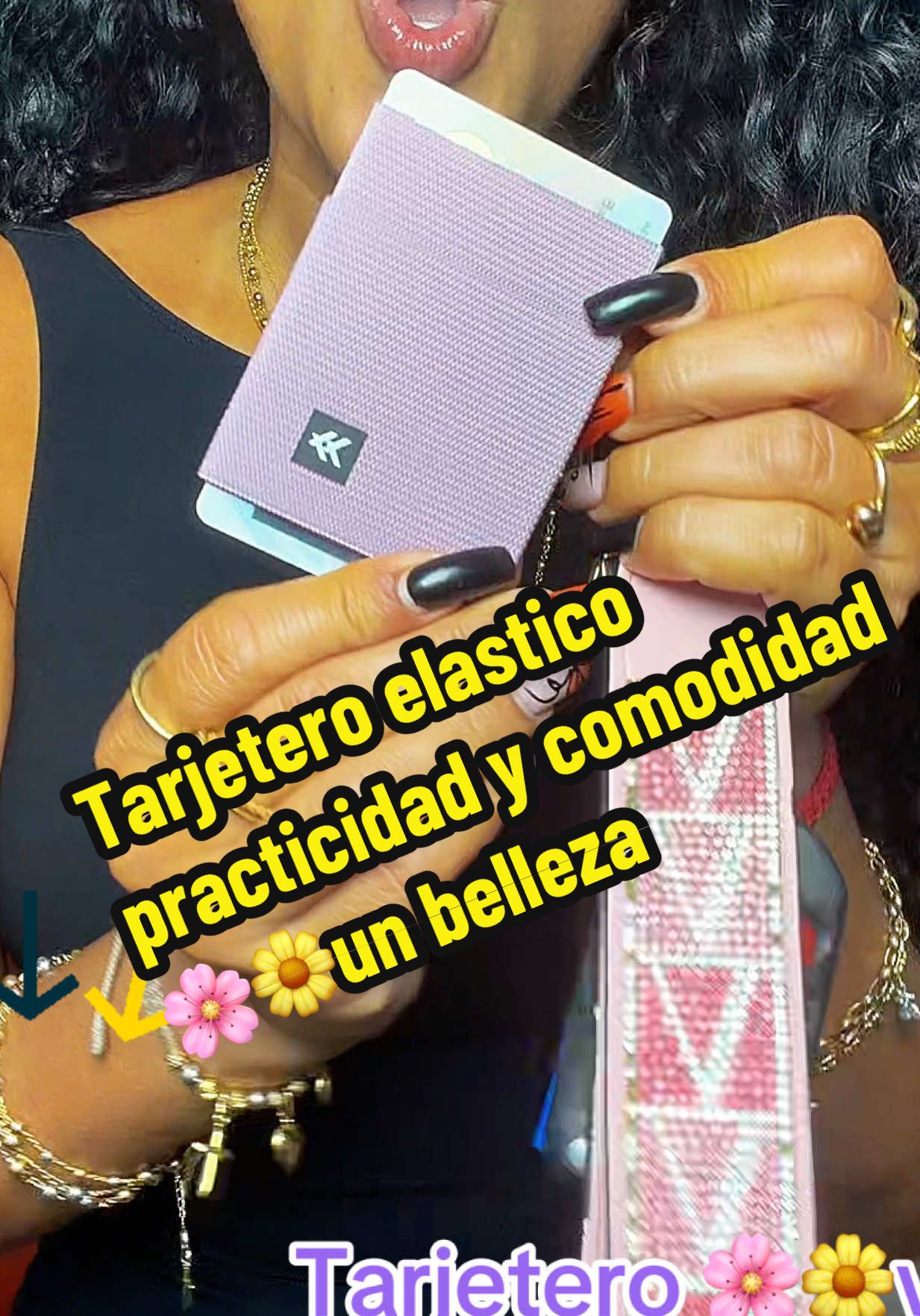 Tarjetero elástico varios colores 🌸🌼practico y cómodo #tiktokshopblackfriday #tiktokshopcybermonday #autumnliving #tiktokshoprestock #tiktokshopfalldealsforyou 