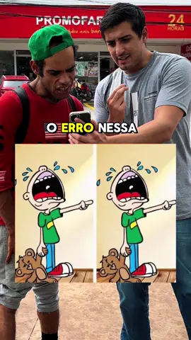 #brincadeira #pegadinha qual que é o erro??