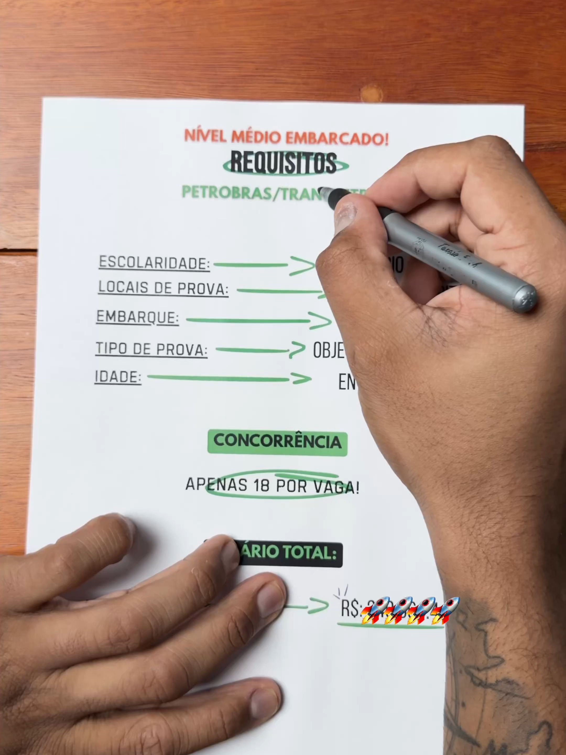 Você sabe quais são os requisitos para realizar o concurso da PETROBRAS/TRANSPETRO? 👷🏼‍♂️ É uma oportunidade incrível que possui reauisitos mínimos e você pode começar a se preparar AGORA! 🫵 E caso você queira se preparar pra essa oportunidade incrível corre no link da BIO e se cadastra para a BLACK FRIDAY VITALÍCIA, que vai acontecer no dia 13/11 somente AO VIVO! #oportunidade #transpetro #petrobras #salário #concurso #estabilidade #folga #nívelmédio