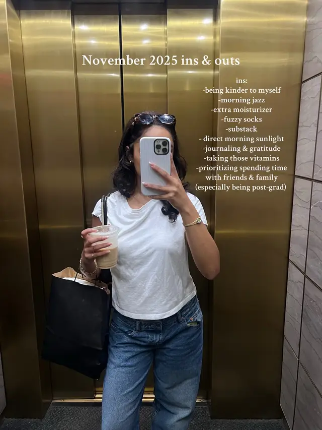 what are your ins & outs this month? 🤎  #fyp #november #insandouts 