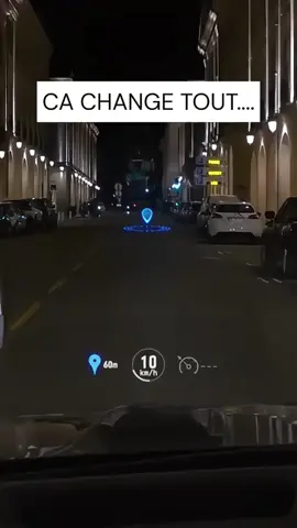 Ton tableau de bord du futur. #NaviHUD #VoitureTech #HUD #Innovation #Conduite