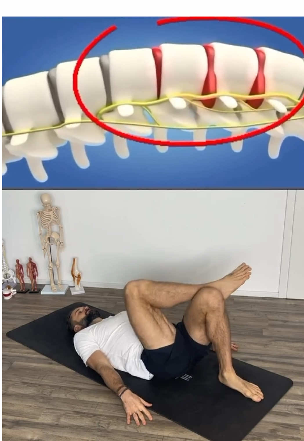 Schon diese Übung ausprobiert? #dkhealth #rückenschmerzen #rückenprobleme #gesundheit #fit 