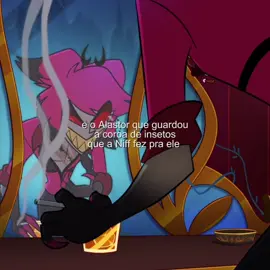 eles são mt pai e filha (fugitivos do caps) #hazbinhotel #alastor #niffty #animação #meme 