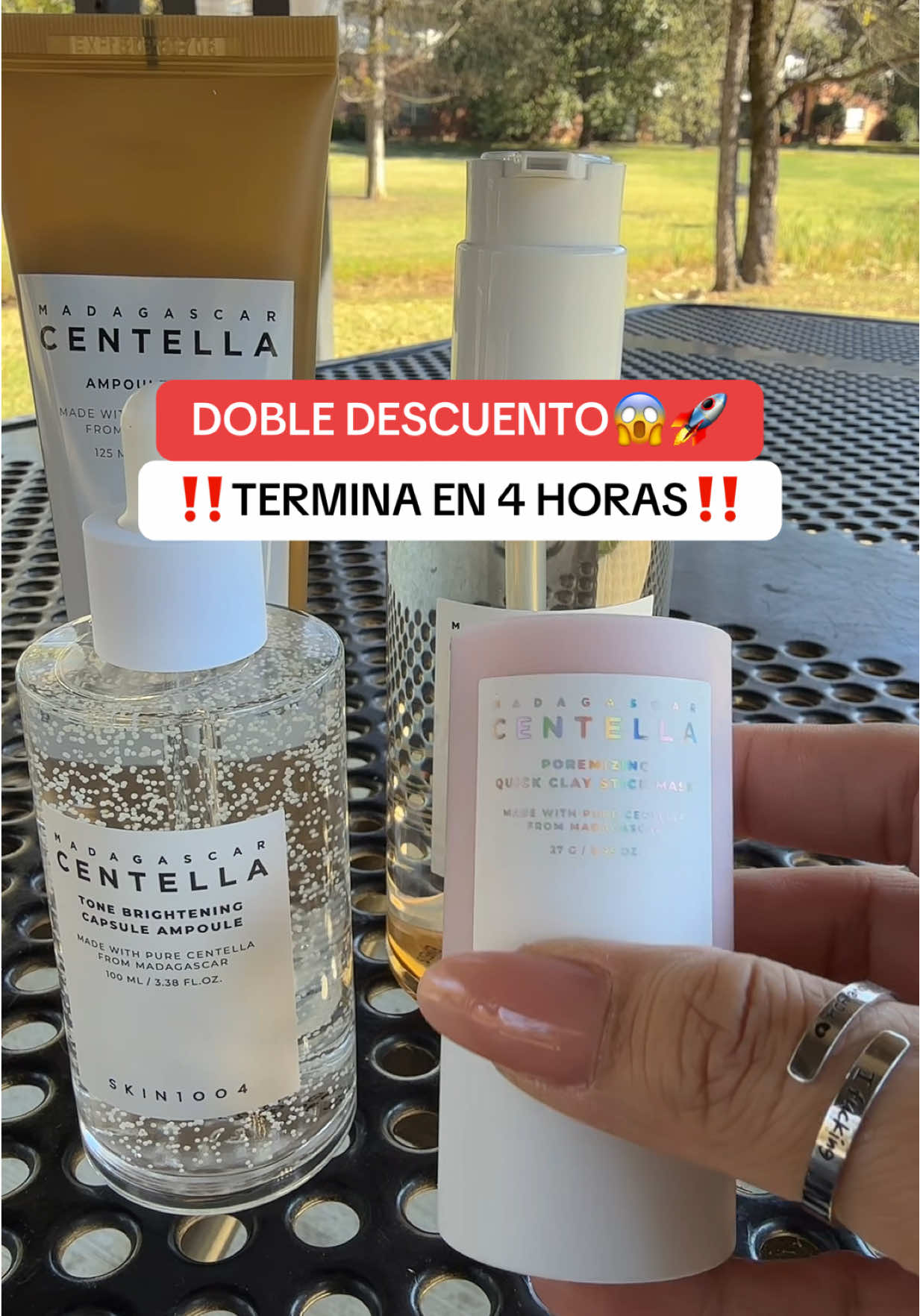 Set viral de TikTok - Doble n.° 1 Dúo limpiador + mascarilla de arcilla coreana, ampolla iluminadora del tono, espuma ligera - Centella, niacinamida, ácido tranexámico . . . #skin1004 #centella #tiktokshopcreatorpicks #tiktokshopblackfriday #tiktokshopcybermonday  🔔Disclaimer: Resultados pueden variar de persona a persona. ¡Los precios, cupones y envío pueden variar! El precio final depende de sus descuentos disponible + el equipo de marketing de las marcas. ¡Toca el carrito naranja para ver los descuentos actuales.