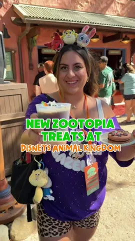 Two new treats that you can get from Disney’s Animal Kingdom in order to celebrate Zootopia two and the release of their new attraction Zootopia: Better Zoogether  🐾 Find both of these streets over at aisle of Java next to flame tree barbecue😋 ##DisneyParks##AnimalKingdom##Zootopia##Zootopia2##ZootopiaBetterZooTogether