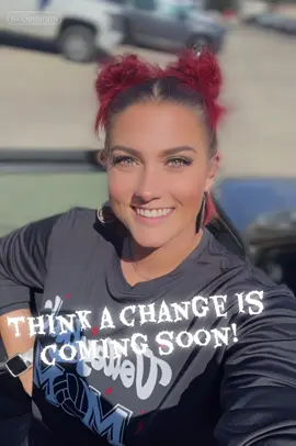#CapCut really thinking of going black or dark brown. These greys are a pain to cover up…. But I’ve had the red for years. Yall help me out here. Do it or don’t?? #fyp #doicolorthehair #neeeeeedhelp #needchange 