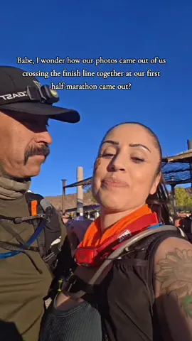 Love him... #marriedlife #weareateam #myrideordie #husbandwife #halfmarathon 