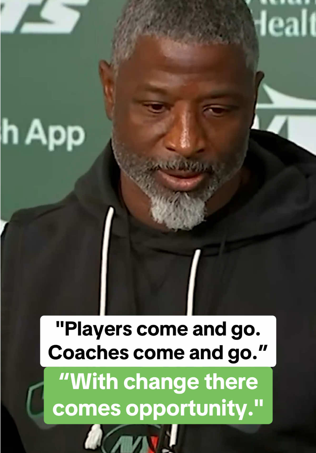 HC Aaron Glenn spoke on the #Jets' trades. #NFLonESPN #NFL #trade #NY 