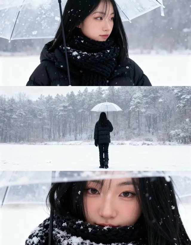 I can’t wait until it’s winter 🥹 #winter #snow #trend #christmas #meitu 