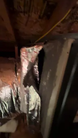 It’s a little problematic just a little bit #HVAC #HomeInspection #HomeInspector 