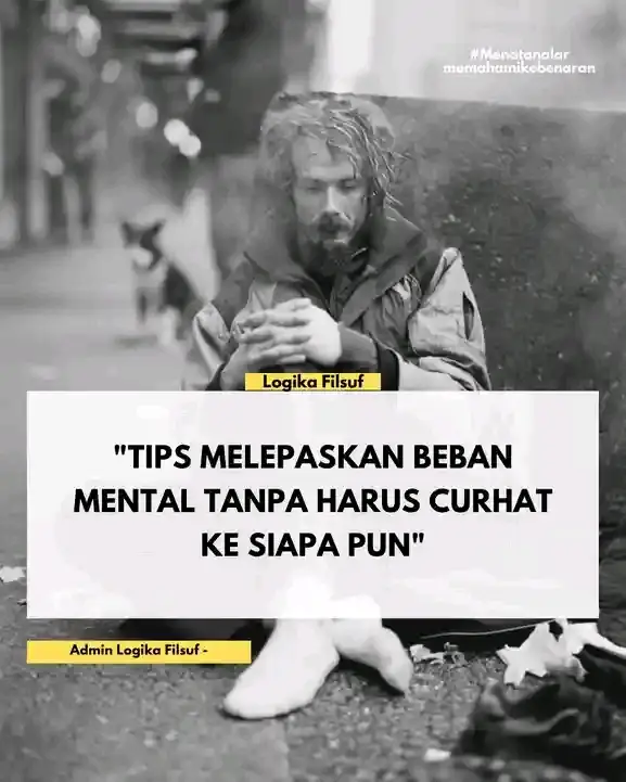 Rasa sakit batin tidak selalu butuh telinga orang lain. Kadang justru semakin banyak bercerita, semakin besar kecewa. Di era semua orang berlomba terlihat kuat, berbagi luka sering dianggap kelemahan. Pertanyaannya, apakah manusia benar benar butuh orang lain untuk sembuh, atau kita hanya belum belajar membaca suara diri sendiri? Fakta menariknya, studi psikologi menunjukkan kemampuan seseorang menenangkan diri sendiri disebut self regulation dan ini berkaitan langsung dengan kesehatan mental jangka panjang. Artinya, ada orang yang pulih bukan karena dikuatkan orang lain, tapi karena tahu cara berdamai dengan pikirannya. Ini bukan anti sosial. Ini kedewasaan emosional yang sering disalahpahami. Hidup modern membuat tekanan datang dari segala arah. Tuntutan kerja, ekspektasi keluarga, perbandingan sosial di media, sampai kegelisahan yang tidak punya nama. Seperti saat duduk di kamar sendirian, pikiran terasa berat, tapi lidah kelu saat ingin bercerita. Tidak tahu harus mulai dari mana, atau takut dianggap lemah. Kondisi seperti ini bukan kurang teman. Kadang justru saat kita terlalu bergantung pada luar, kita lupa mengenali diri sendiri. Berikut cara melepas beban mental tanpa bergantung pada telinga siapa pun. 1 Renungkan Emosi Secara Jujur Waktu pikiran penuh, naluri pertama adalah mengalihkan. Main ponsel, sibuk kerja, atau memaksa tersenyum. Namun menghindari emosi hanya menunda luka. Duduk dengan perasaan tidak nyaman, lalu menamainya, justru cara paling ilmiah untuk meredakan stres karena otak memerlukan identifikasi emosi untuk menurunkan aktivitas amigdala. Misalnya merasa marah tanpa alasan jelas. Diam sejenak, lalu jujur mengakui ada kecewa yang belum diberi ruang. Saat emosi diberi nama, rasanya pelan pelan melemah bukan karena hilang tetapi karena diakui. Dalam praktiknya, seseorang yang pulang kerja dengan kepala berat bisa mencoba menuliskan apa yang terasa mengganggu. Mungkin bukan masalah kantor tapi rasa takut gagal yang mengendap. Ketika sudah terlihat bentuknya, pikiran lebih mudah menata solusi alami. Sebagian orang menemukan kedalaman proses ini dalam konten reflektif eksklusif seperti yang tersedia di logikafilsuf yang membuat proses memahami diri terasa lebih terarah tanpa harus membuka diri pada siapa pun. 2 Latihan Menarik Nafas Secara Teratur Beban mental sering berwujud dada sesak, napas pendek, pikiran berlari. Tubuh bereaksi lebih dulu sebelum logika sempat bekerja. Banyak penelitian neurologi menunjukkan napas adalah jalur langsung ke sistem saraf penenang. Misalnya saat pikiran kusut menjelang tidur, tarik napas dalam empat hitungan, tahan dua, hembus enam. Rasanya seperti memencet tombol reset kecil di otak. Latihan ini membantu otak kembali rasional. Di kantor saat deadline menumpuk, berhenti satu menit saja untuk bernapas teratur bisa mengembalikan fokus. Orang yang konsisten melatih napas bukan hanya lebih tenang, tetapi juga lebih jernih dalam mengambil keputusan tanpa drama emosional. 3 Menulis Pikiran Secara Bebas Kepala manusia ibarat wadah yang penuh dan berisik. Menulis membebaskan pikiran yang berdesakan. Tidak perlu puitis atau rapi. Cukup tulis semua isi kepala seperti membuang sampah mental. Misalnya saat merasa sedih karena gagal mencapai target, tulis ketakutan terdalam yang muncul. Tulisan bukan untuk dibaca orang lain, tapi untuk memberi jalan keluar bagi perasaan yang terjebak. Menulis juga mencegah kita melampiaskan emosi secara impulsif pada orang lain. Dengan membaca ulang tulisan beberapa jam kemudian, kita melihat masalah lebih objektif. Kadang bahkan menyadari masalah tidak sebesar yang terasa. Metode ini simpel namun dampaknya besar bagi kejernihan batin. 4 Perkuat Rutinitas Fisik Stres mental sering menular ke tubuh. Bahu tegang, sulit tidur, energi rendah. Tubuh yang lelah membuat pikiran semakin berat. Aktivitas fisik membantu mengeluarkan hormon endorfin yang meningkatkan suasana hati. #semangat #logikafilsuf 