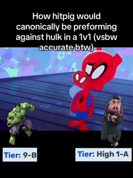 Hitpig vs hulk is NOT close #hitpig #powerscaling #meme #hulk #marvel 