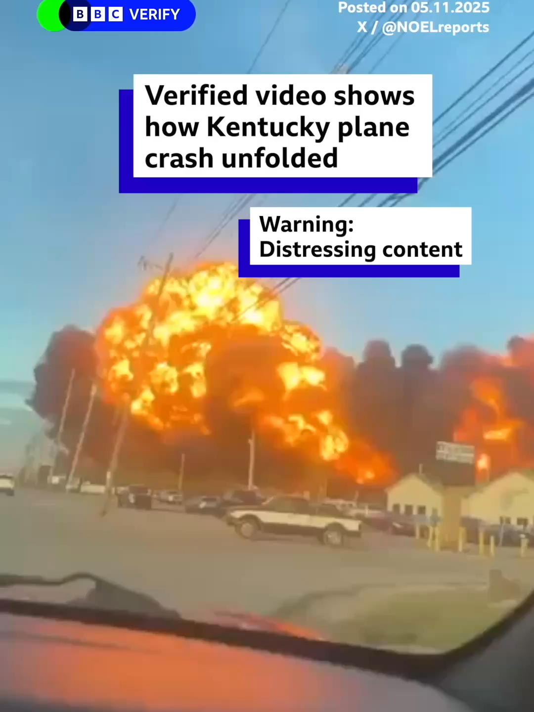 At least nine people were killed when a UPS cargo plane crashed while taking off from an airport in Louisville, Kentucky on Tuesday evening. #Plane #Airplane #UPS #Crash #Kentucky #US #BBCNews
