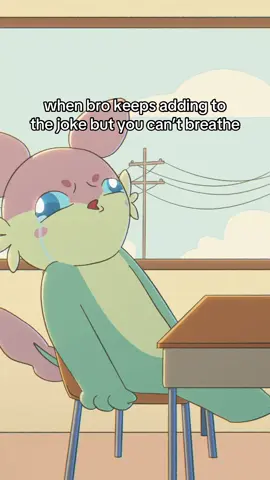 and the rest of the class is silent 🤣 #animation #meme #laughing #friends #funny 