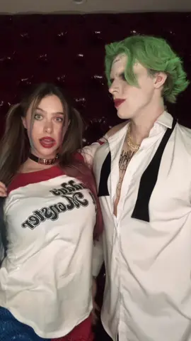 The Joker and Harley Quinn are the best Halloween duo hands down 🎃👻 @Maia Zakay #halloween #halloweencostume #joker #harleyquinn #relationshipgoals 