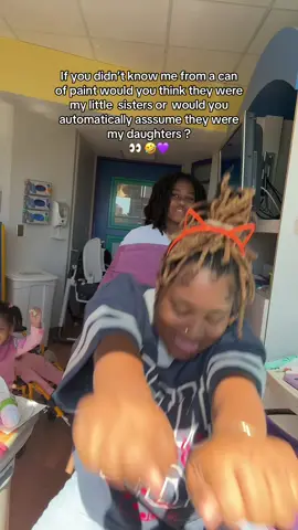 Or do I automatically GIVE Auntie ?? 🤣🥳💜  Love my big girls 🤞🏽🦋 #auntiemama 