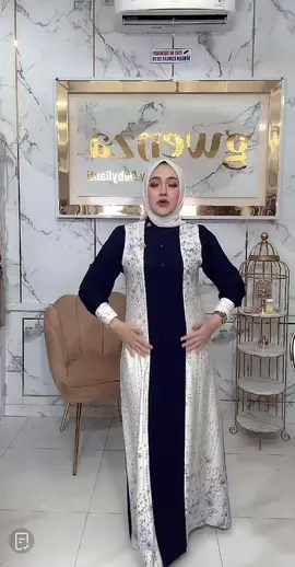 Gwenza - Nayla Dress Motif -Muslim Wanita#bajuwanita #premium #dresswanita #dress #promo1111 