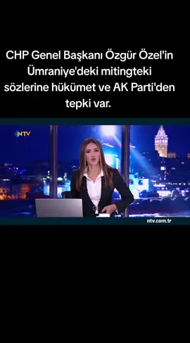 CHP Genel Başkanı Özgür Özel'in Ümraniye'deki mitingteki sözlerine hükümet ve AK Parti'den tepki var. #sonhaber #haberler #ti̇ktok 