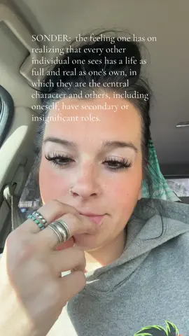 It’s like well duh of course they do but really REALIZING that is an odd feeling #sonder #realizing #carline #carlinethoughts 