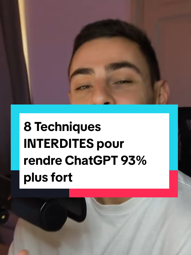 8 Techniques INTERDITES pour rendre ChatGPT 93% plus fort ! #astucetiktok #pourtoii #tutorials #chatgpt 