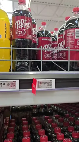 Dr. Pepper  Walmart rollback price on 2 liter right now. #budget #thrifty #savemoney #shopping #savemoneytips 
