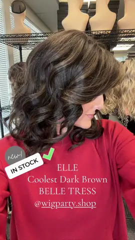 Now in stock. Check out the latest in LUX SE style from Belle Tress!!      Color Shown: Coolest Dark Brown  Special Features: Hand-Tied  Attributes:	Full Monofilament Lace Front - Stabilty Wefts Fiber Type: 	Heat Friendly Cap Size	Average Side Bangs:	5.5