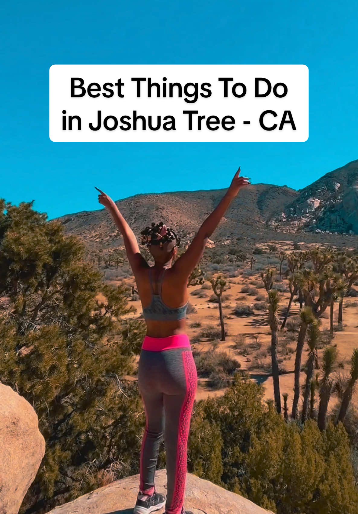 Come steal our Joshua Tree itinerary. Search Luyanda Madonia on the red app. 🏜️🌵👢 #joshuatree #vacationvlog #traveltips #californiaadventures #desertlife 