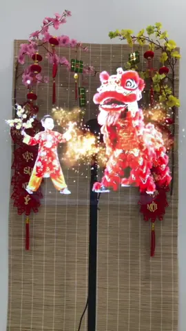 Mừng Xuân Đón Tết 2026 bằng quạt led 3D hologram 4 cánh..#xuhuong #quatled3dhologram #tet #tet2026 