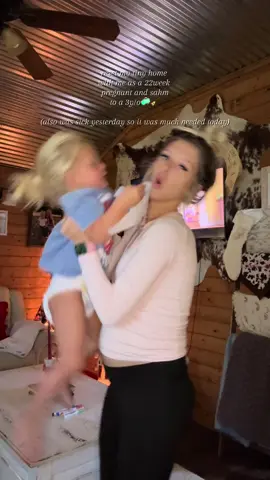 + start dinner🙌🏼 what I didn’t film was the 5 breaks I had to take😭 #tinyhome #22weeks #pregnant #routine #mama 