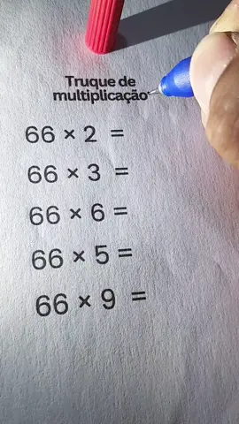 Truque de multiplicação  #math  #studygram  #mathematics  #study  #teachersoftiktok 