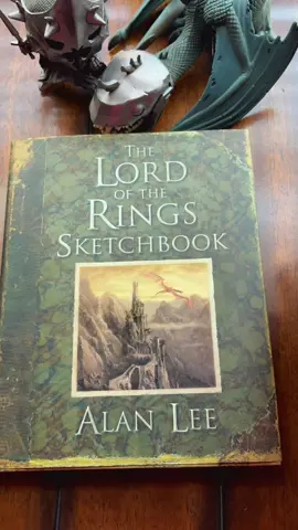 The Lord Of the Rings sketchbook from Alan Lee, 150 sketches turning words to images #lordoftherings #lotr #middleearth #theshire #lotrtok 