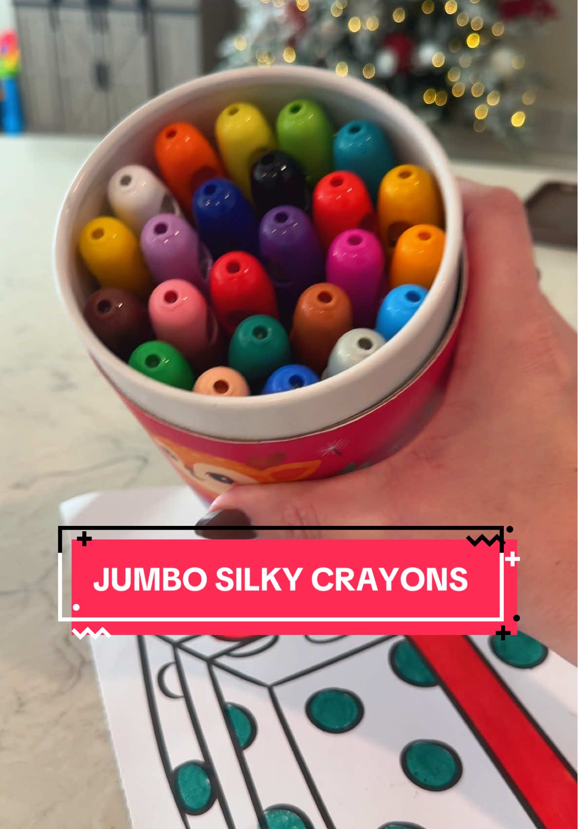 Finally a gift my toddlers love that won’t destroy my house 😂🖍️ #momwin #christmasgiftideas #stockingstufferideas #toddlergiftideas #crayons 