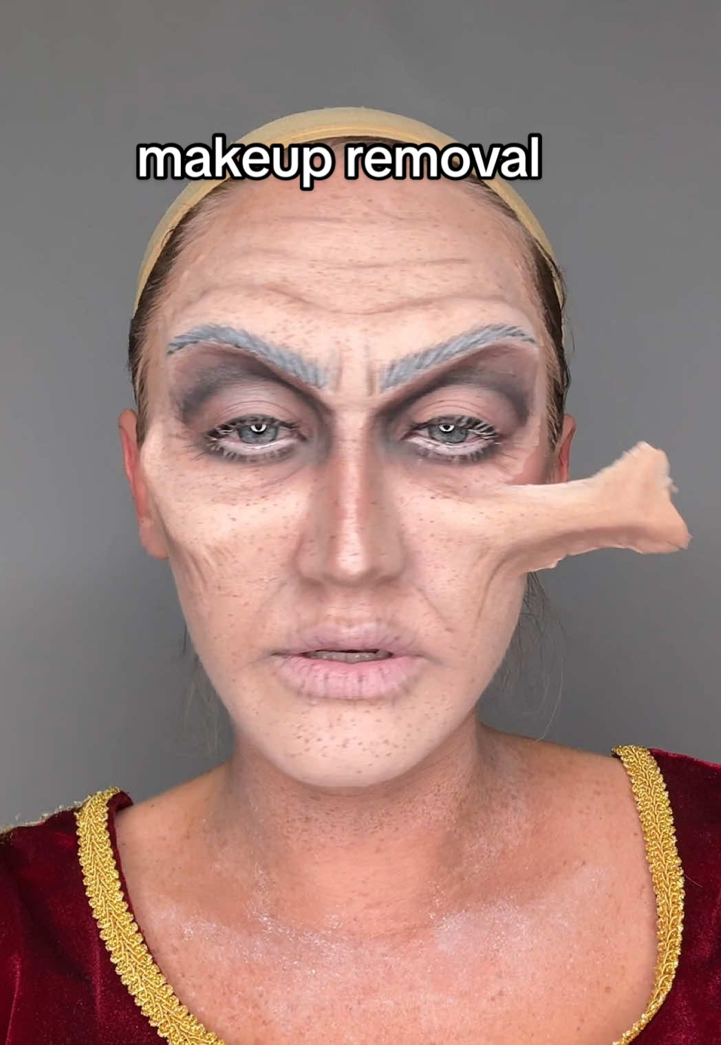 I was so overwhelmed with all the other content I never got to post this fun removal!! #makeupremoval #sfxmakeupremoval #sfxmakeup #makeupremovaltutorial 
