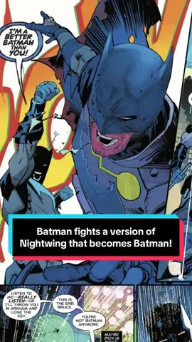 BATMAN FIGHTS THE NIGHTWING OF THE FUTURE! #fyp #Nightwing #Batman #DCComics #Gotham 