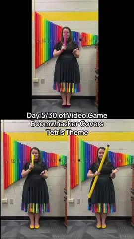 Day 5/30 of Video Game Boomwhacker Covers - Tetris Theme #tetris #tetristheme #videogames #boomwhackers 
