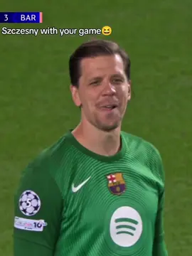 Szczesny con su juego😆.  #sczesny #fcbarcelona #football #edit #fyp 