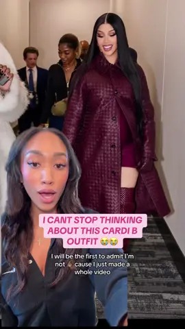 She is so fly it’s not even funny #cardib #fashion #bottega #wags #nflfootball 