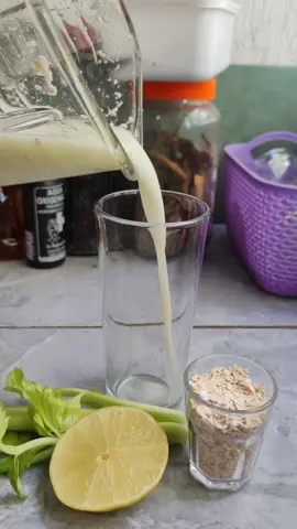 Beneficio de la avena, apio y limón #recetasmedicinales#