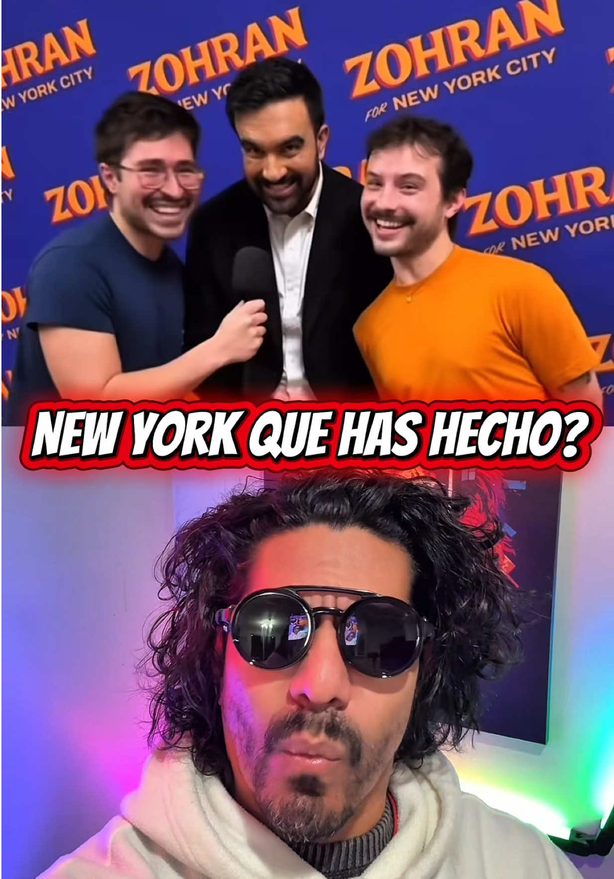 New York ya fue! Llegó la lluvia #sutil 