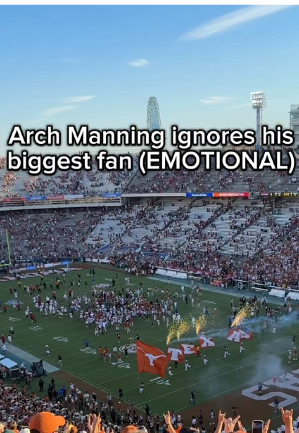 Arch wouldn’t take a pic with his biggest fan #cfb #comedy #archmanning 