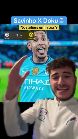 Quel plaisir de voir notre attaque à un top niveau!🩵🙏🏼 #manchestercity #dortmund #doku #football #skygoat 