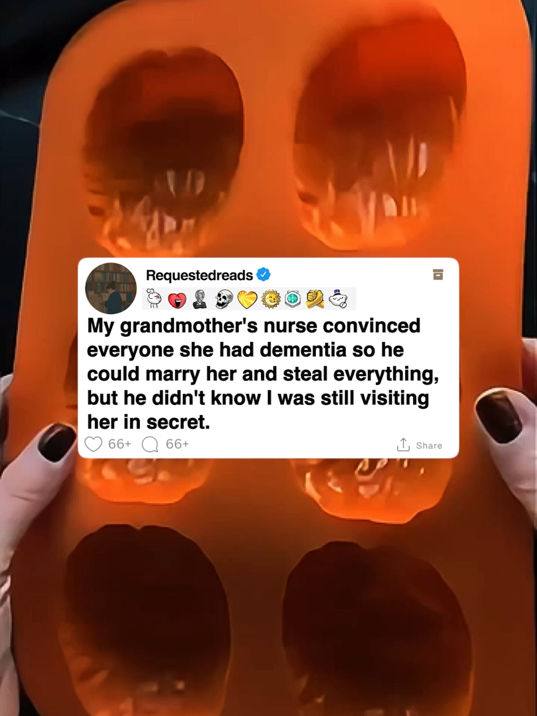 Grandma’s nurse faked her dementia to steal everything, not knowing I still visited her Full Video on  Unlimitedstories  Youtube [FULL STORY] Grandma’s nurse faked her dementia to steal everything, not knowing I still visited her  I do not own this video, I am posting it purely for views and all the views for the long video can go straight to the original creator. If Unlimitedstories sees this video and would like to take these videos down please message me directly  #reddit #redditreadings