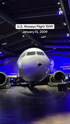On January 15, 2009, U.S. Airways flight 1549 lost both its engines shortly after takeoff due to a bird strike. Captain Sullenberger made the impossible call by ditching the aircraft safely on the Hudson River with the help of First Officer Skiles. And the crew still did what we're trained to do: stay calm and protect every soul on board. The flight attendants prepared passengers for impact.  Thanks to the pilots quick thinking and the flight attendants calm in chaos, all 155 souls survived. Today, we remember it as The Miracle on the Hudson. ✈️ 📍Sullenberger Aviation Museum  📍This Museum is located in Charlotte, North Carolina right next to the Charlotte Douglas International Airport (CLT) #aviation #avgeek #aviationtiktok #aviationlovers #aviationlife 