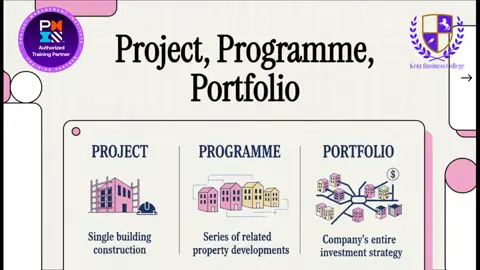 Project, Programme, and Portfolio Management for Non-Experts | Simple PMP Prep Explained --- 📘 Description: Welcome to Kent Business College’s “Project Management for Non-Experts” Series — where we turn professional jargon into plain English (and occasionally laugh at ourselves while doing it). If you’ve ever wondered what the difference is between a Project, a Programme, and a Portfolio, this video explains it simply, visually, and with real examples — no corporate dictionary required! Perfect for PMP® exam prep or anyone who just wants to understand what project managers actually do all day (besides looking serious in Gantt charts). --- 🎯 In this video, you’ll learn: ✅ What a Project really is — a temporary effort to create something new. ✅ What a Programme does — coordinating related projects so they deliver bigger benefits together. ✅ What a Portfolio manages — making sure the organisation is doing the right projects, not just doing them right. ✅ How all three work together in the PMI value delivery system. ✅ Real-life UK examples: building hospitals, running tech upgrades, and national infrastructure projects. ✅ Simple memory tricks to help you remember the differences for your PMP exam. --- 🎓 Ideal for: Beginners and apprentices new to project management. PMP® or CAPM® exam candidates. Team members who want to understand how their project fits into the bigger picture. Curious professionals who like learning without falling asleep halfway through. 😴 #projectmanagement #project #adhd #nerodiversity  #learning 