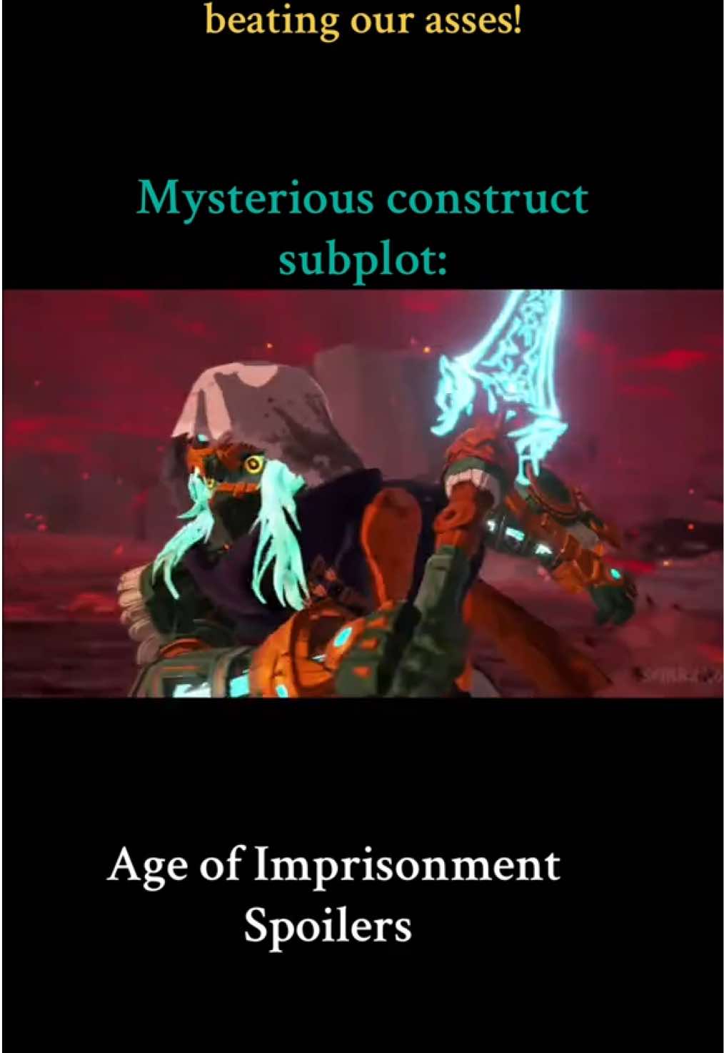 Had to make an edit a sap #zeldaageofimprisonment  #zelda #majorspoilers #CapCut 