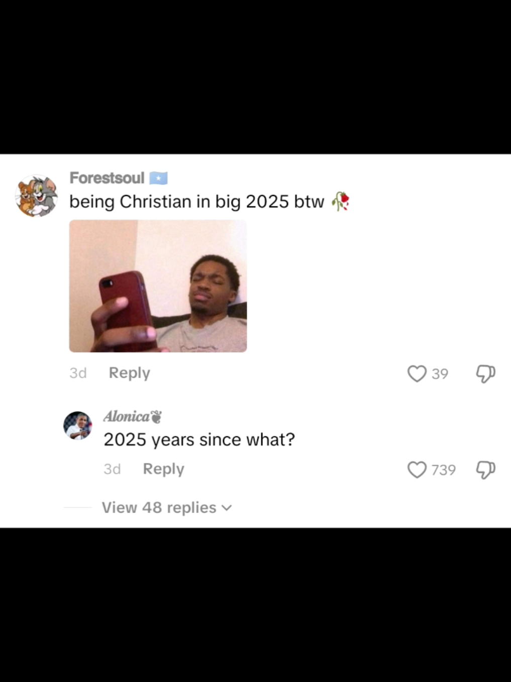 2025 years since what? 😭 | #jesuschrist #jesusedit #viral #heisrisen #christianity