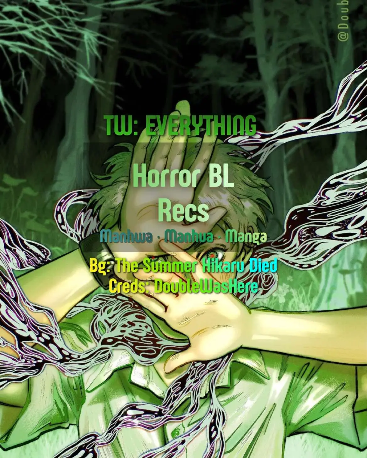 Titles: 1. The Haunted Mansion 2. Evil Baby 3. Rainbow City 4. Dreadful Night 5. Fire Train 6. The Hounds of Sisyphus 7. I Want To Be Killed By Your Beautiful Self 8. Madk  9. Fooling Around While The Zombies Roam 10. Well Done, Kurose-Kun 11. Sleeping Dead 12. Kuroi Ino #manhwarecs #manhwa #manga #mangarecommendation #mangaedit #blmanhwa #manhwabl #yaoi #mlm #boyslove #yaoilover #mpreg #omegaverse #omegaversebl #fyp #viral #mangabl #blmanga #historicalmanhwa #fantasymanhwa #isekaimanga #isekai #manhwafyp #reincarnationmanhwa #fypシ #fypシ゚viral #fypage #bl #blrecs #fyppppppppppppppppppppppp #webtoon #horrormanhwa #thesummerhikarudied 